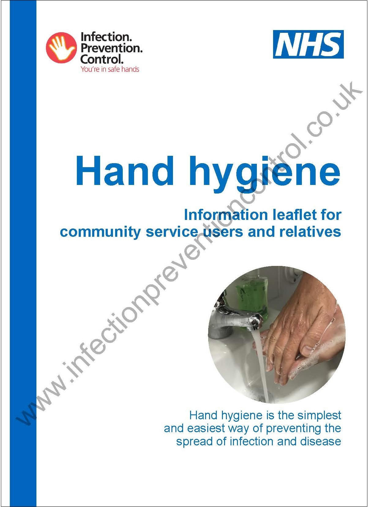 Hand hygiene information leaflet for community service users and ...